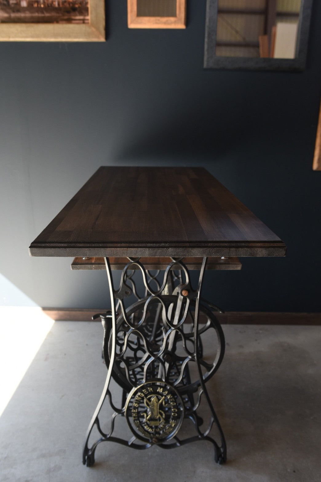 アンティークネイルテーブル/網脚/black w100cm*d43cm*h74.5cm ■サイズオーダー可能商品