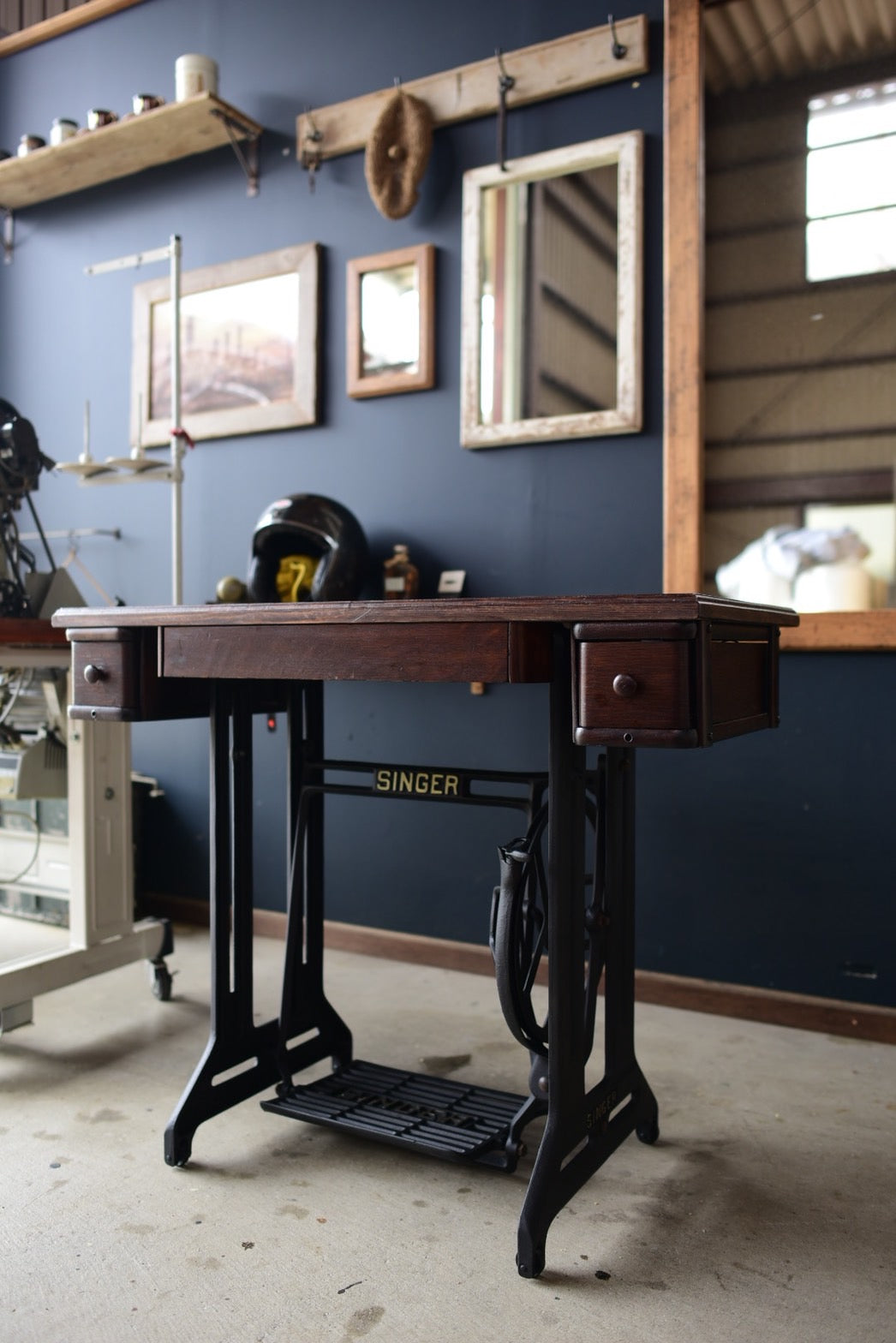 リメイクミシン台デスク
