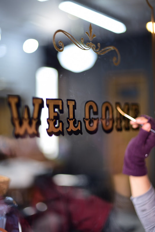 現場施工　signpainting