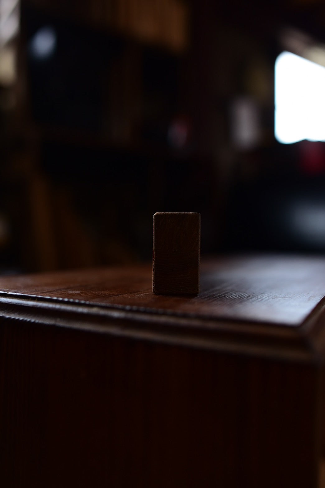 ブロック型置くだけサイン – タモ材