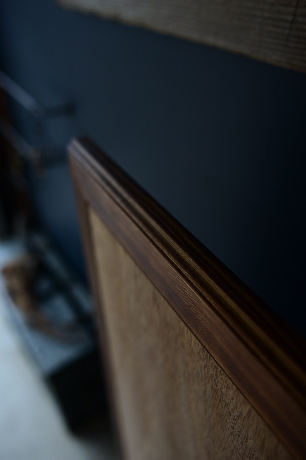 良い木目をとった枠付天板/medium　brown