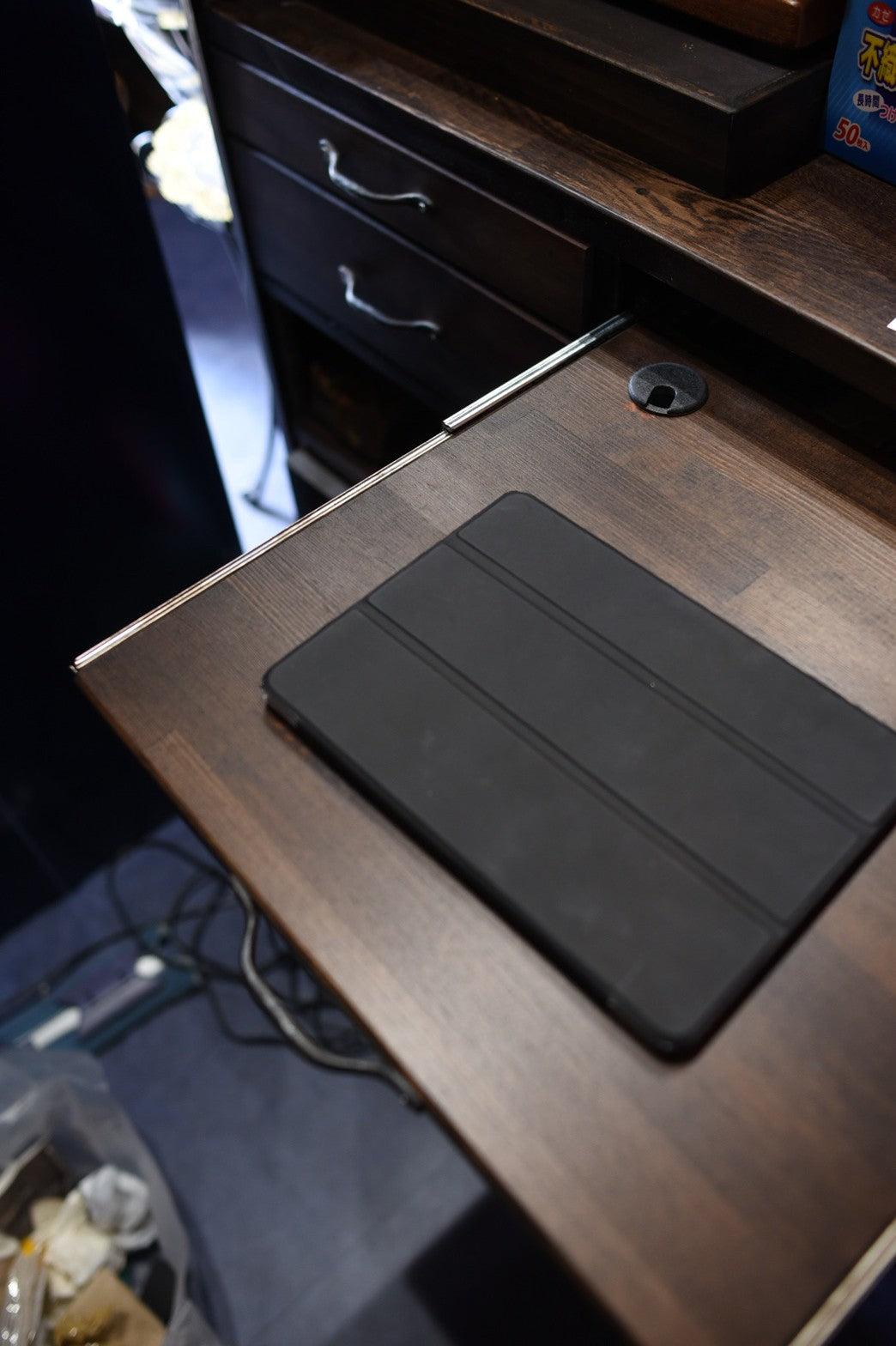 豪華な設えのレジカウンター