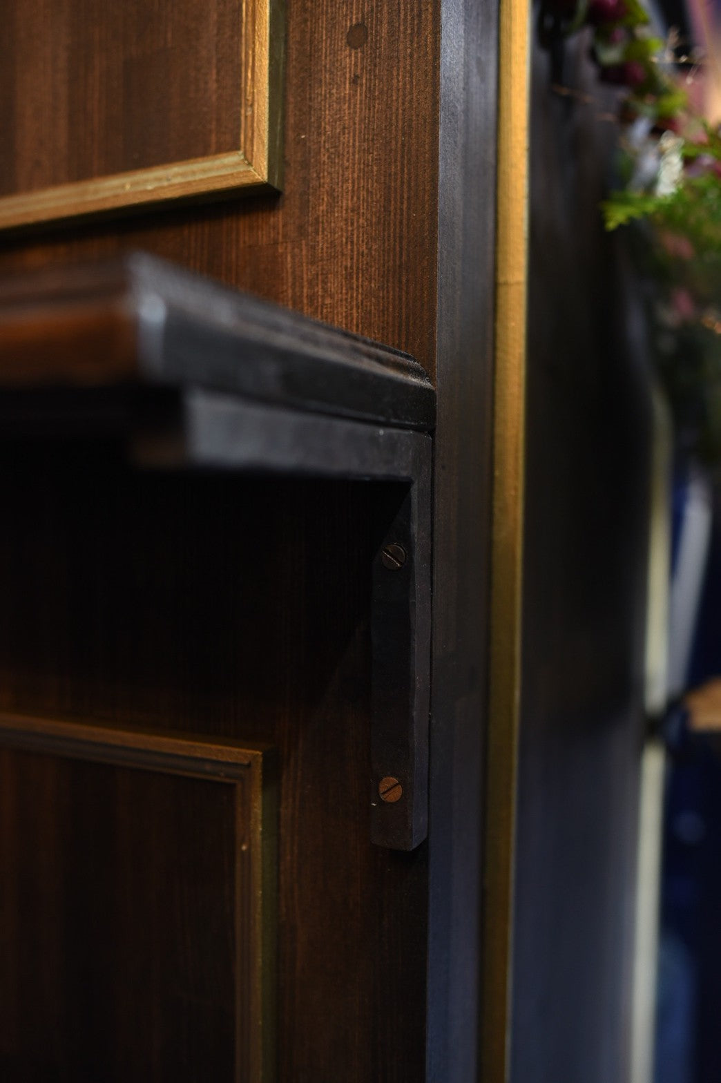 豪華な設えのレジカウンター