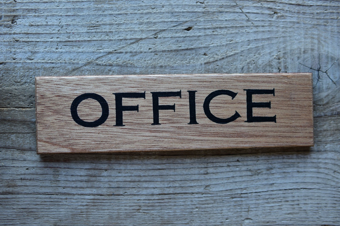 手書きのドアサインプレート　