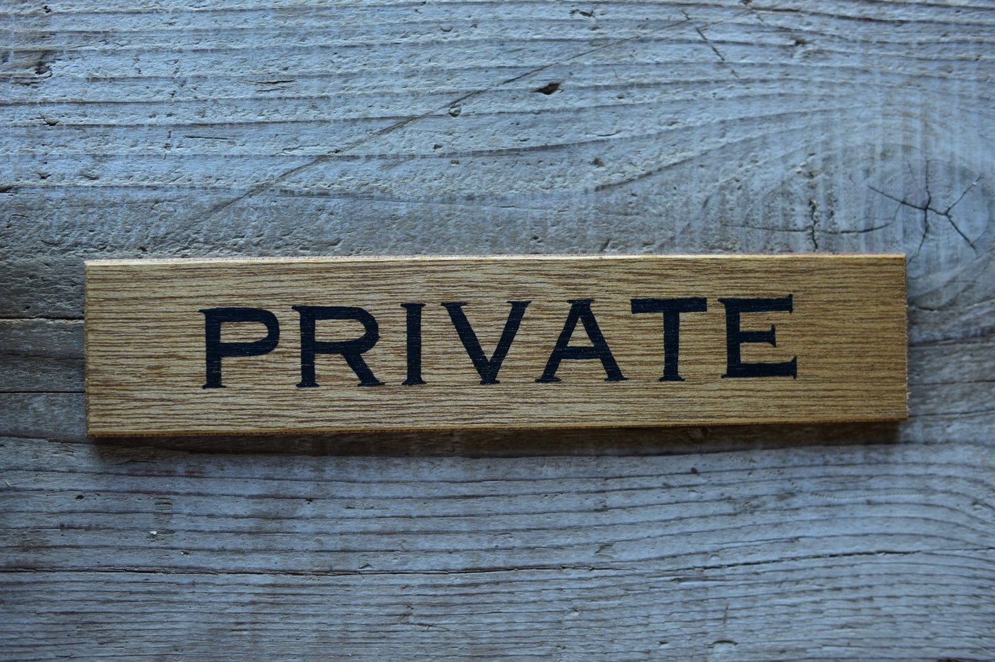 手書きのドアサインプレート　