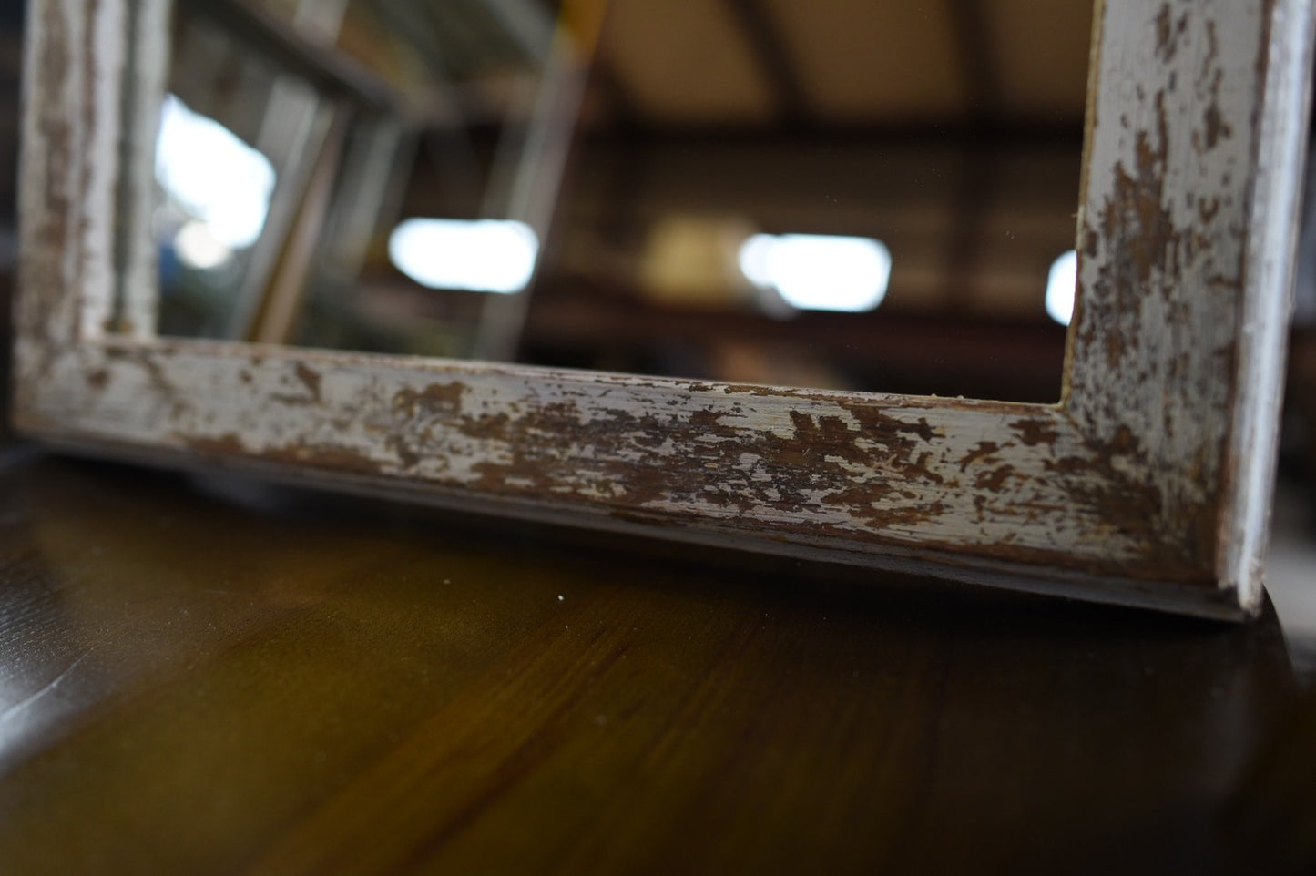 ハードダメージ加工/shabby　chicミラー/60㎝×40㎝