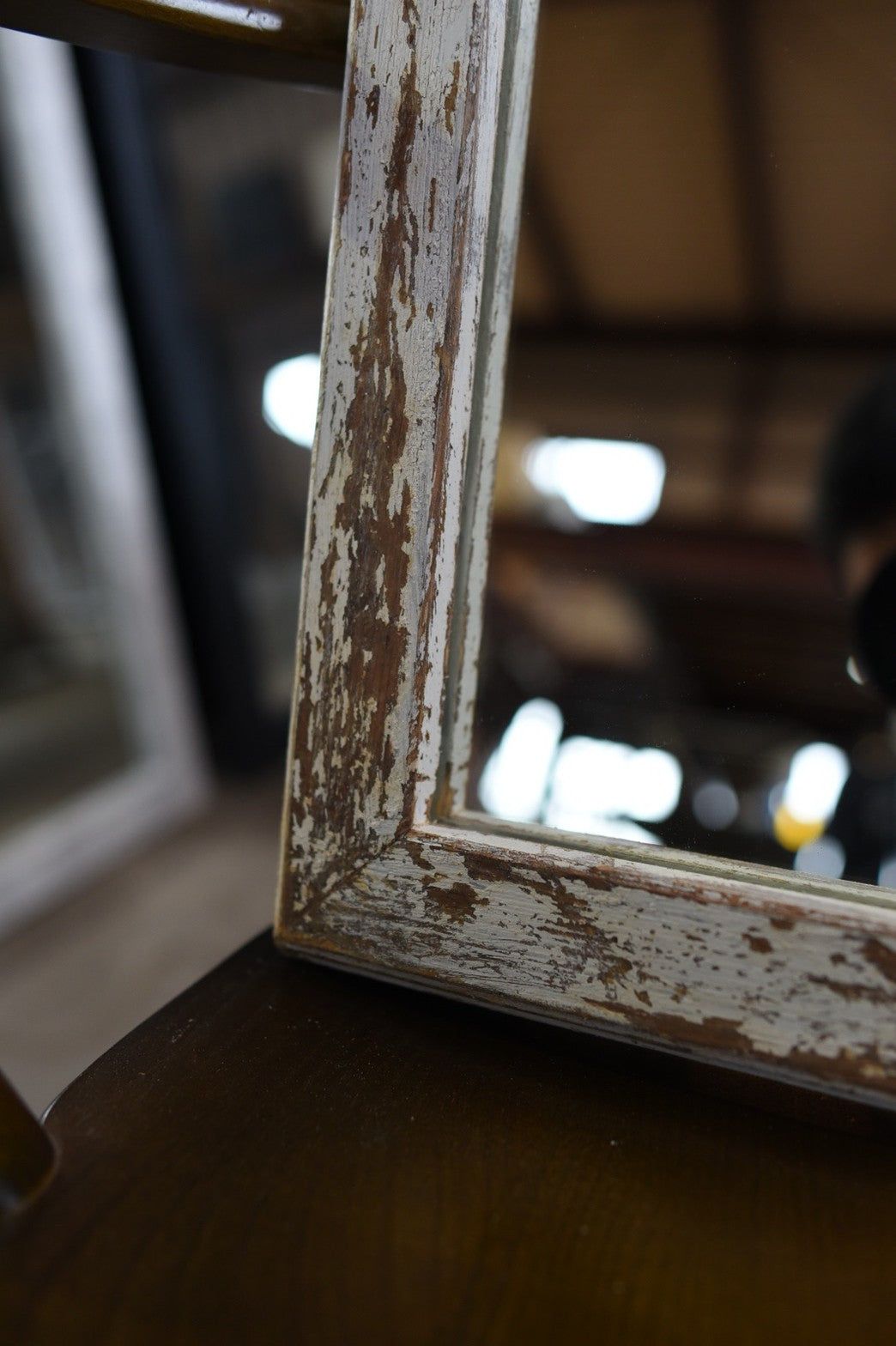 ハードダメージ加工/shabby　chicミラー/60㎝×40㎝