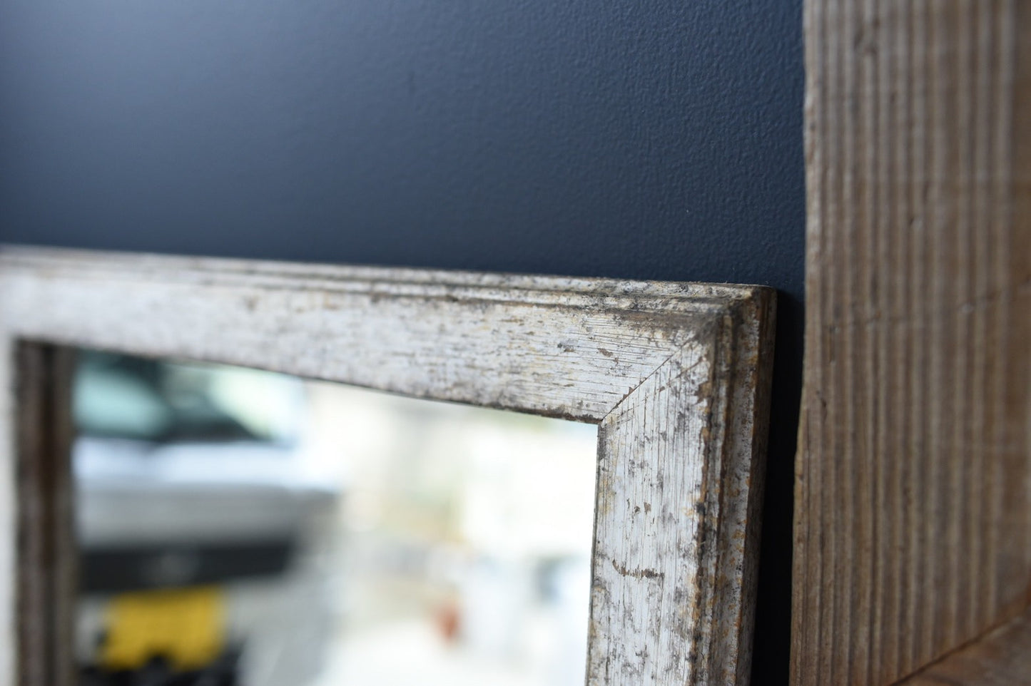 ソフトダメージ加工/shabby　chicミラー/60㎝×40㎝/