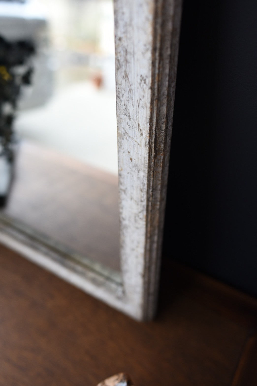ソフトダメージ加工/shabby　chicミラー/60㎝×40㎝/