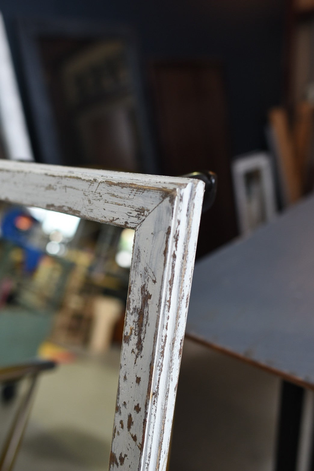 ハードダメージ加工/shabby　chicミラー/60㎝×40㎝