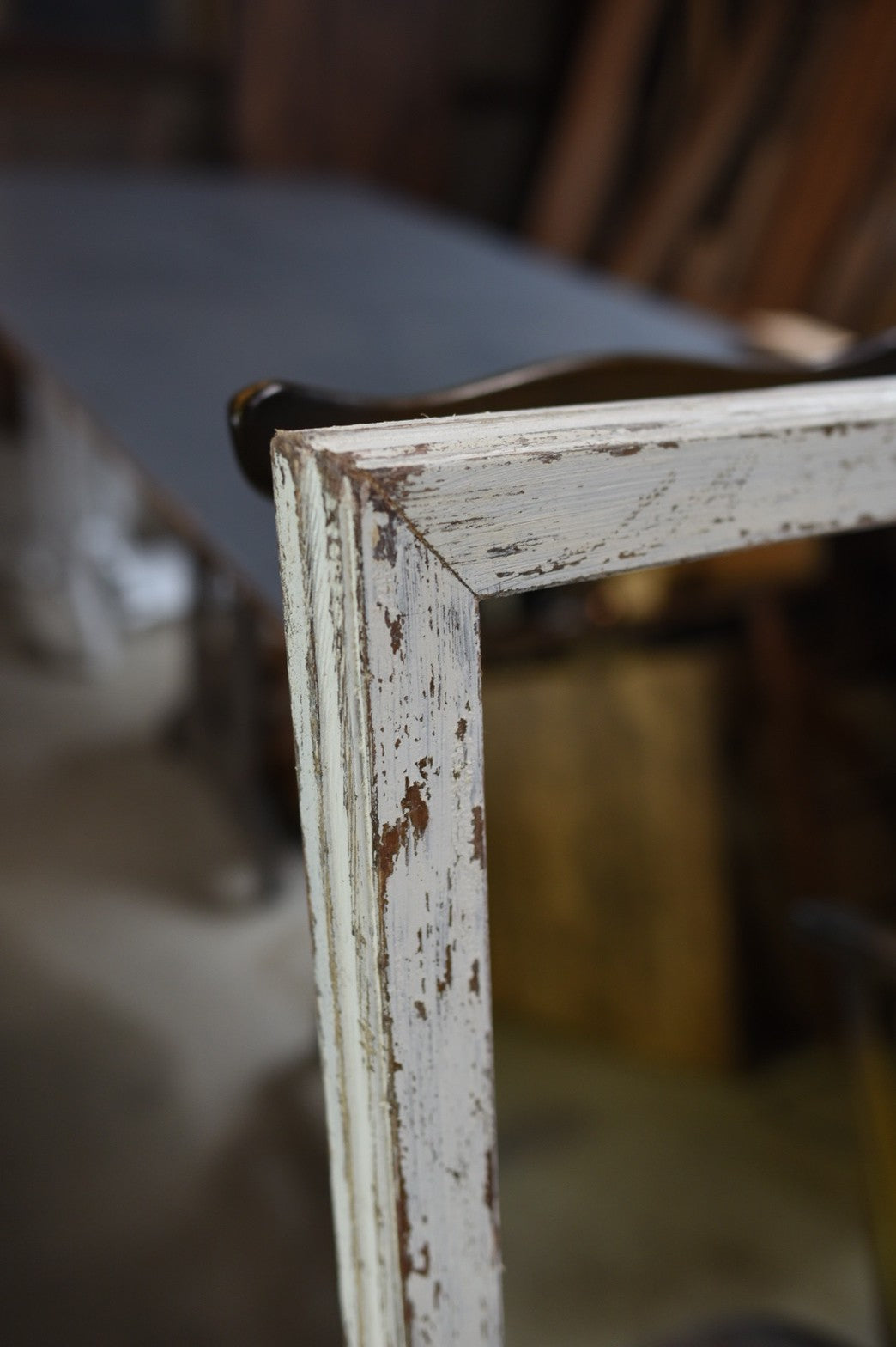 ハードダメージ加工/shabby　chicミラー/60㎝×40㎝