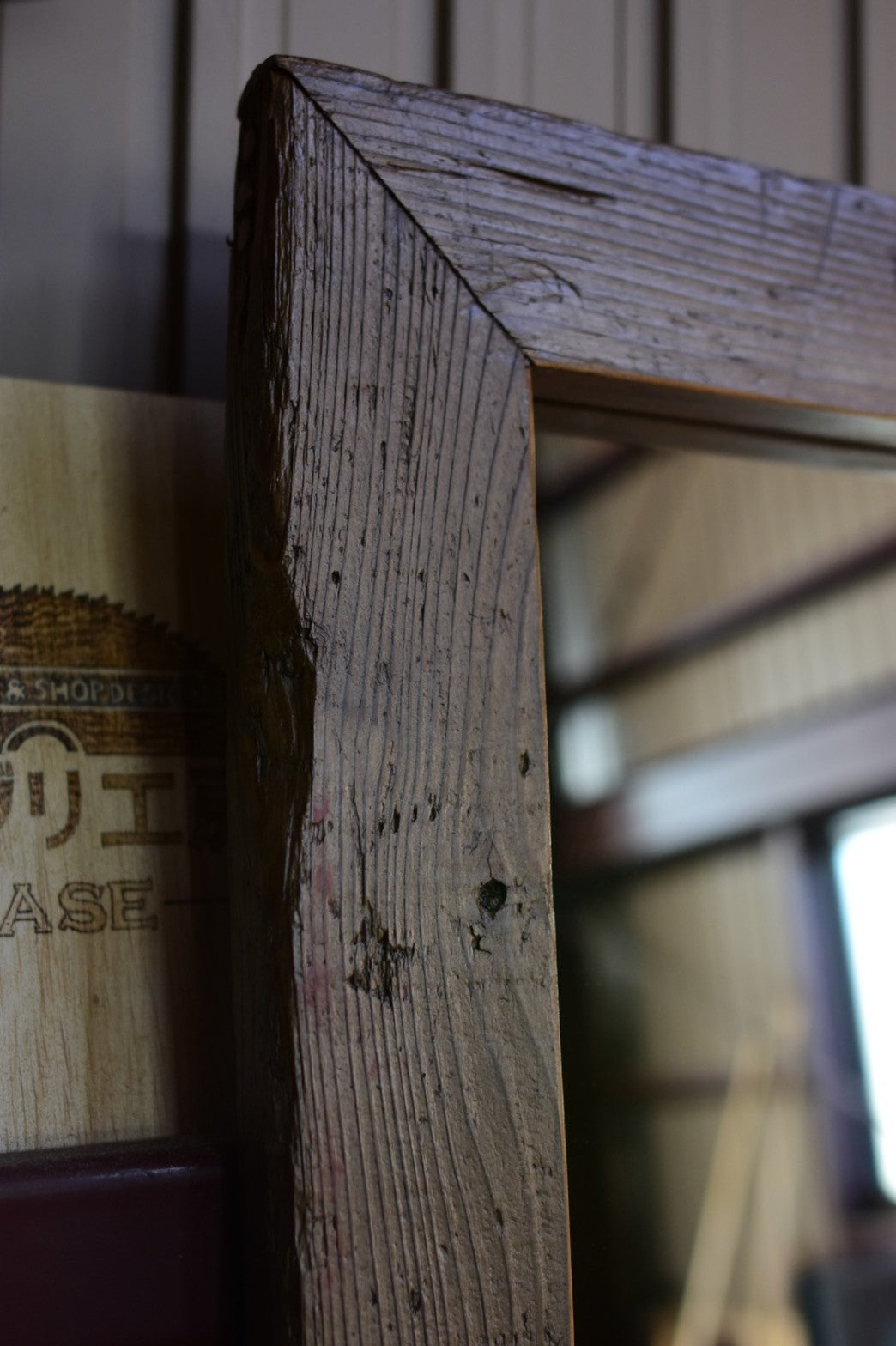 古材の姿見/特大直置き