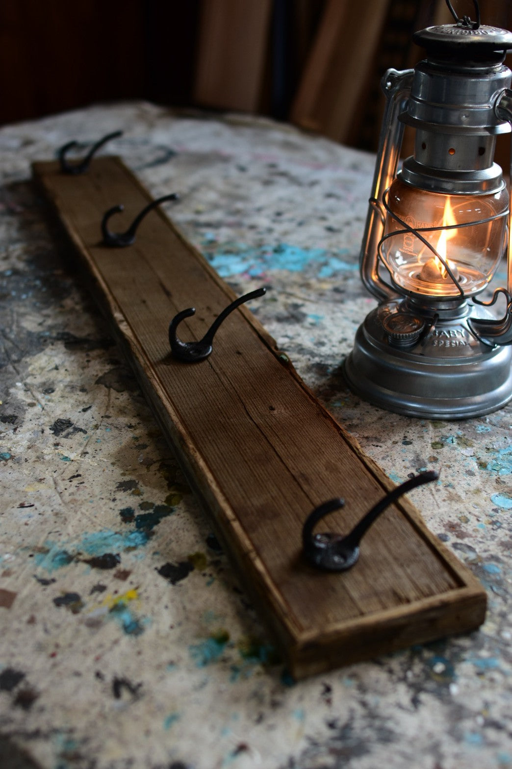 古材のウォールハンガー/「仕事の跡」シリーズ