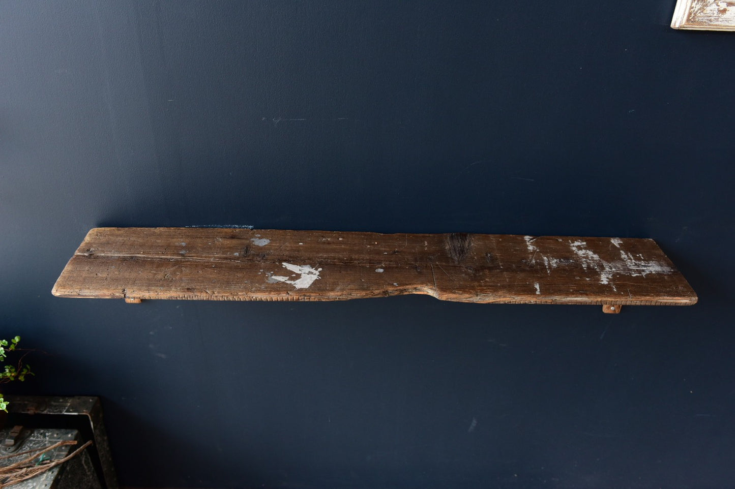 古材のウォールシェルフ（木製固定具タイプ）　