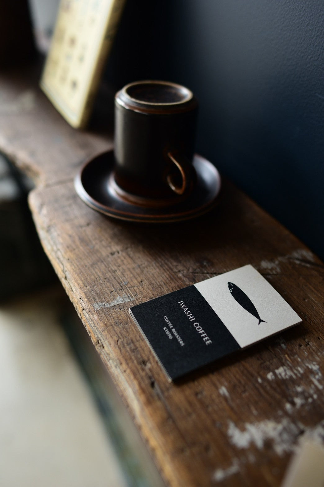 古材のウォールシェルフ（木製固定具タイプ）　