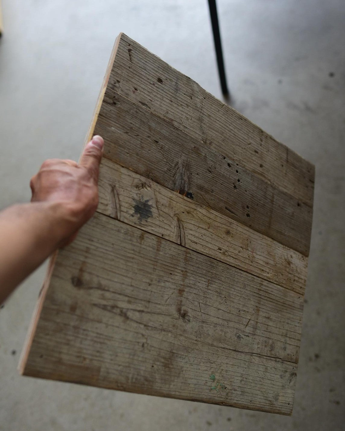 映えかたが凄い古材のフォトボード　45㎝×45㎝