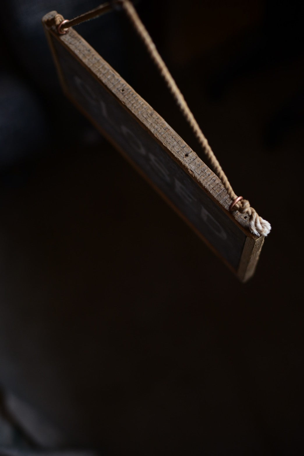 手書きsign×ハードエイジング塗装/OPEN & CLOSE看板