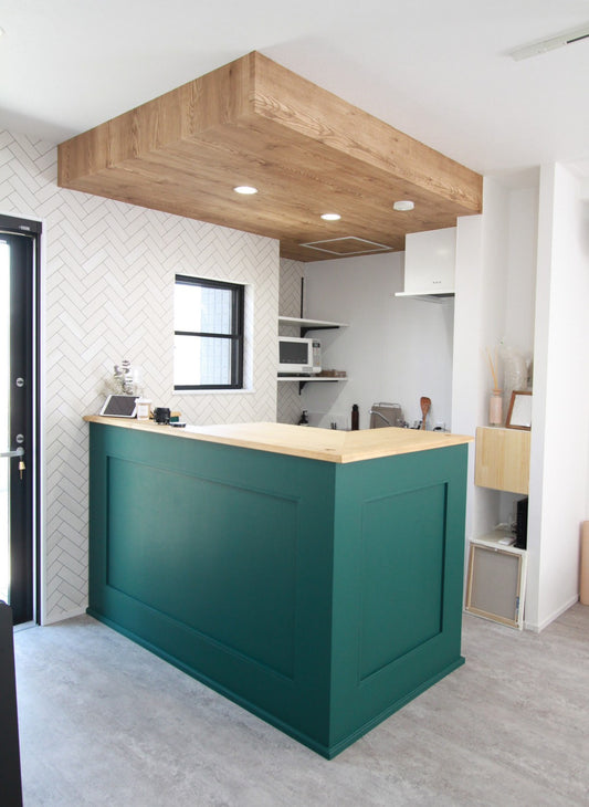 アイビーグリーンのカウンター/オーダーの一例　