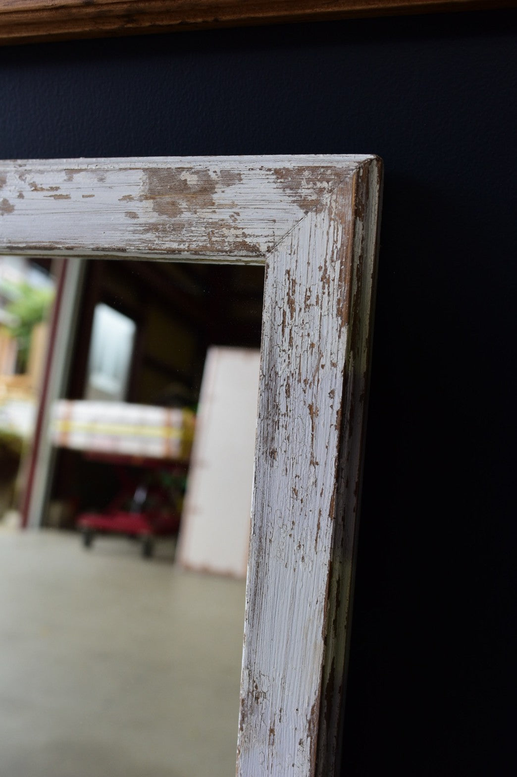 ハードダメージ加工/shabby　chicミラー/65㎝×130㎝