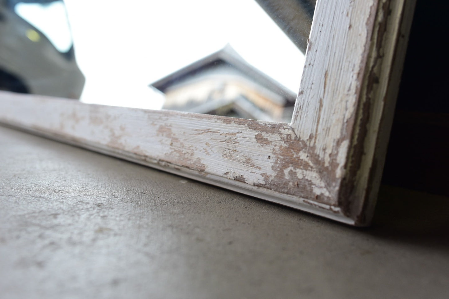 ハードダメージ加工/shabby　chicミラー/65㎝×130㎝