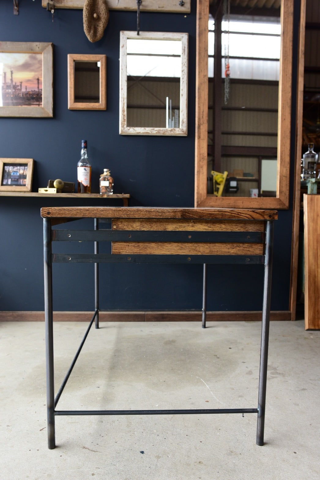 机　１６０ｃｍｘ１２０ｃｍ パソコンデスク キャビネット 2点セット デスク 幅120cm 机 事務 棚